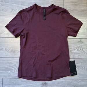 NWT 5 Year Basic Tee Lululemon Red Wine/Burgundy